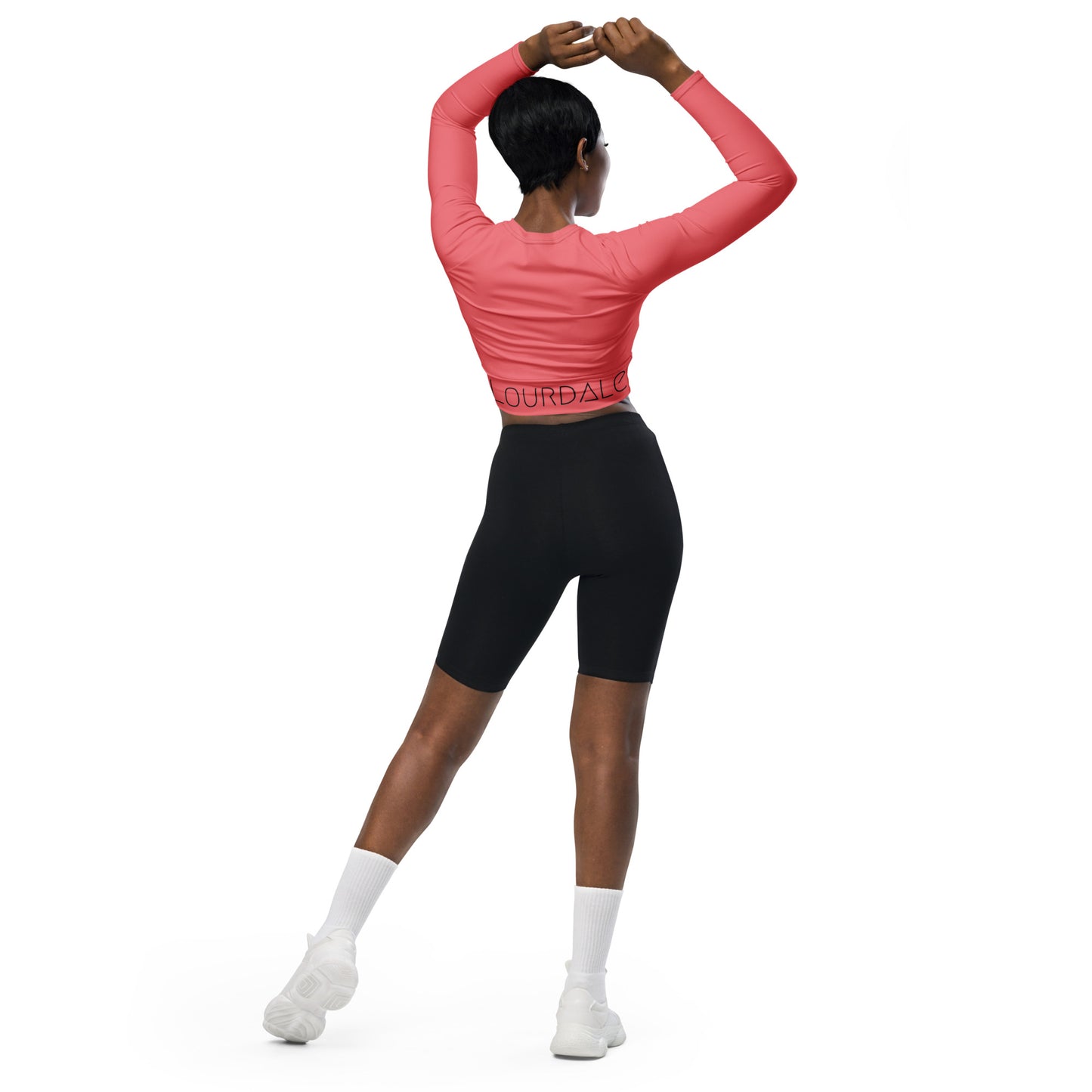 long-sleeve crop top