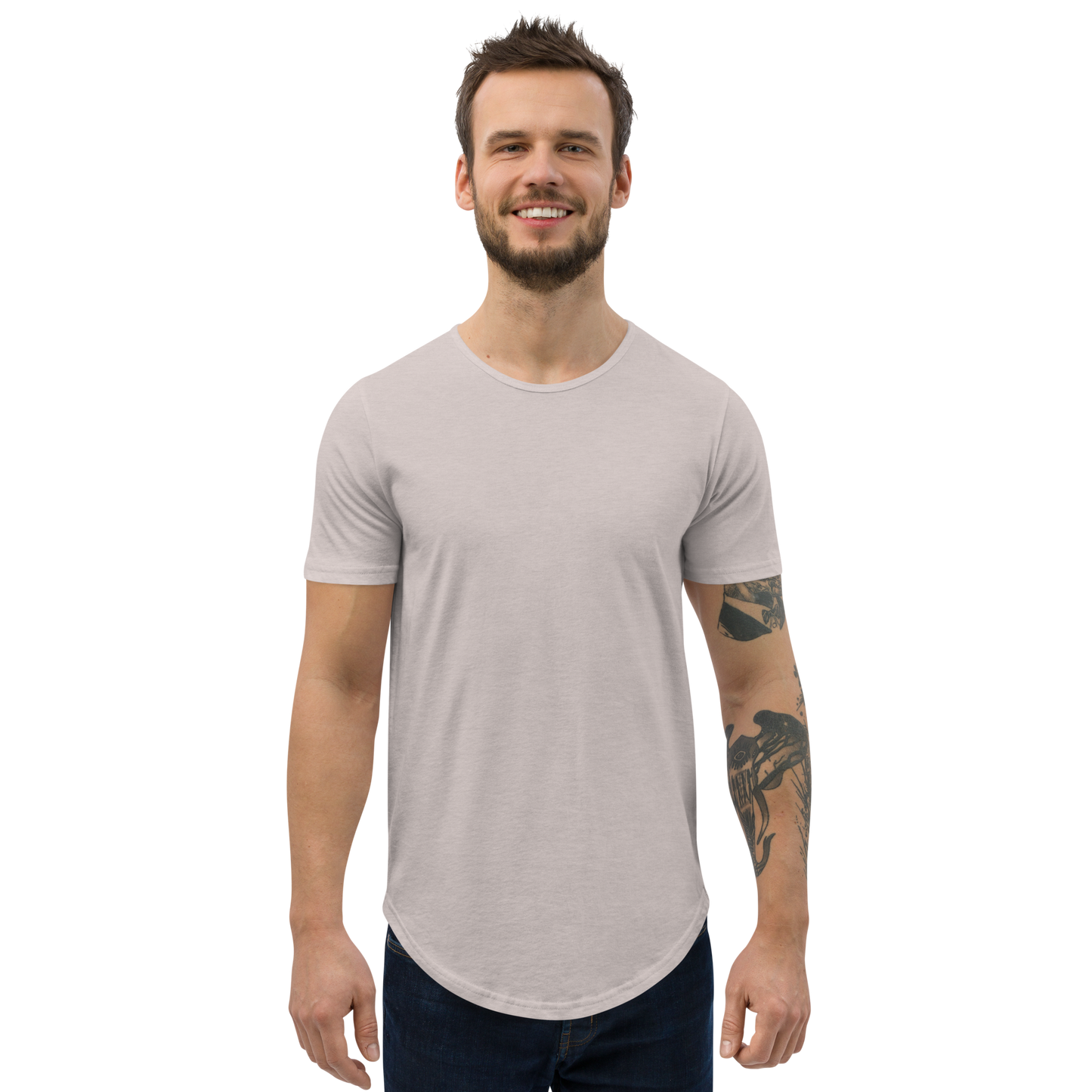 Men's Curved Hem T-Shirt