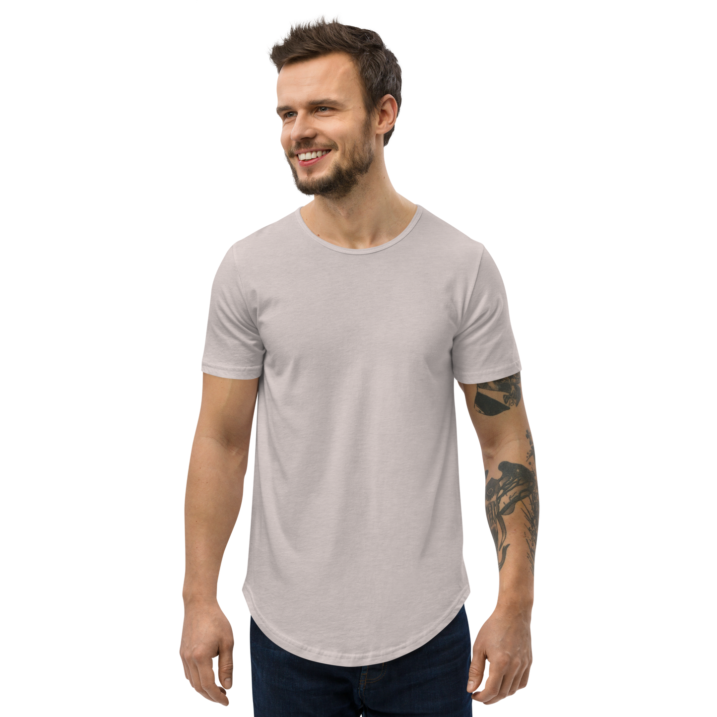 Men's Curved Hem T-Shirt