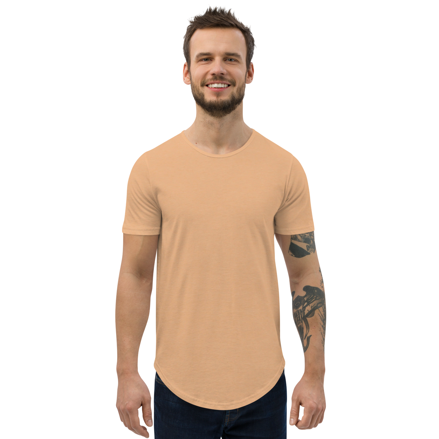 Men's Curved Hem T-Shirt