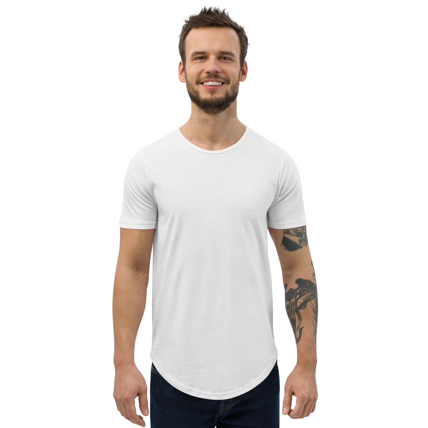 Men's Curved Hem T-Shirt