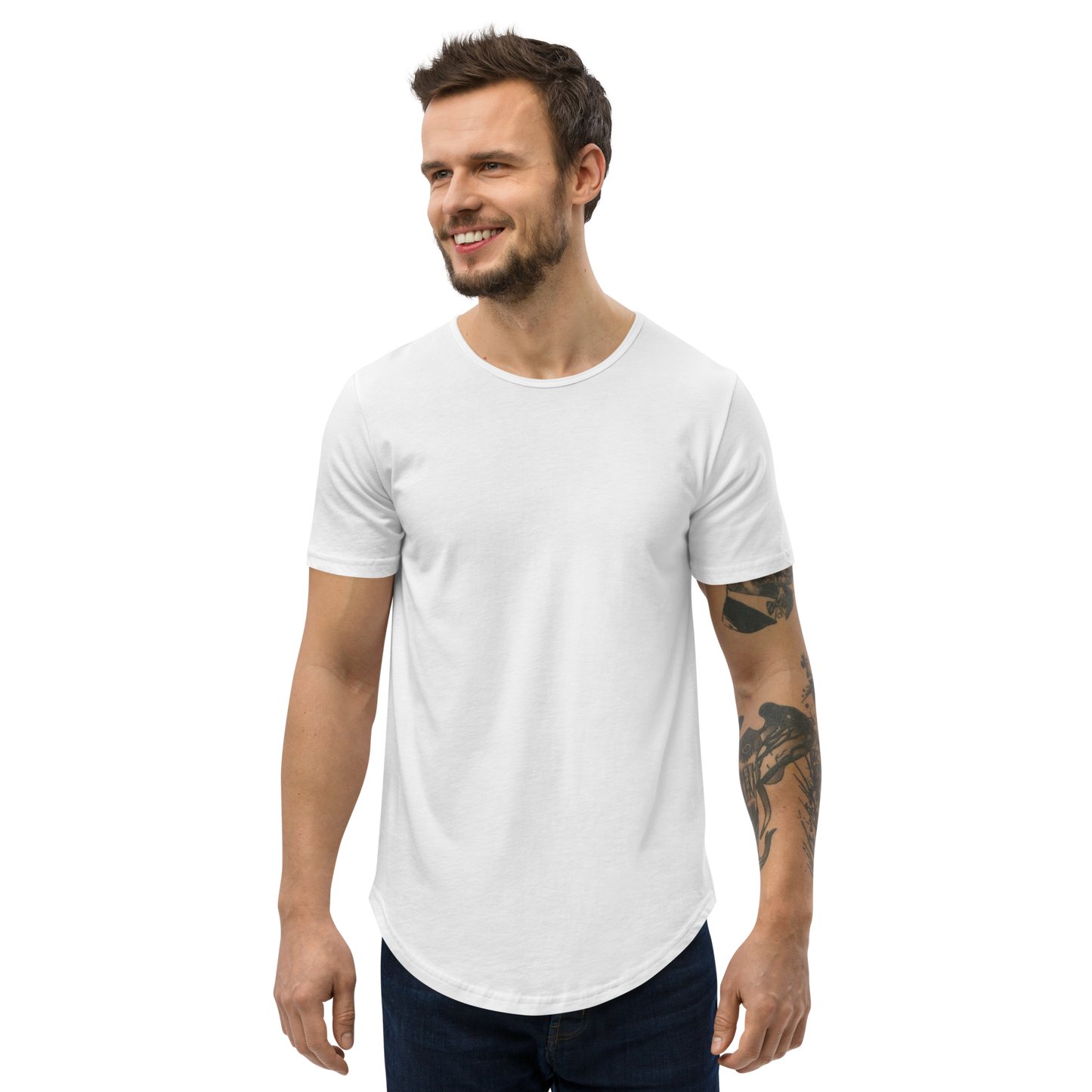 Men's Curved Hem T-Shirt