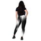 Crossover leggings with pockets