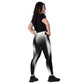Crossover leggings with pockets