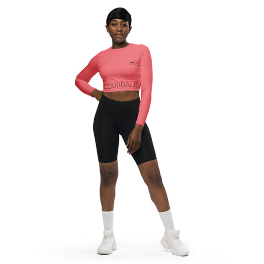 long-sleeve crop top