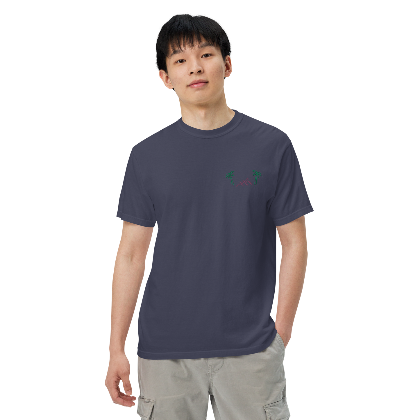 Men’s garment-dyed heavyweight t-shirt